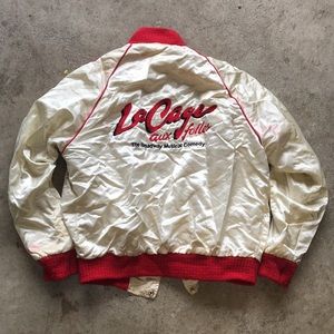 Vintage satin jacket “la cage aux folles”